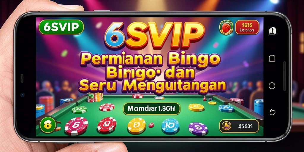 Screenshot gameplay Bingo 6SVIP menunjukkan suasana seru saat bermain.