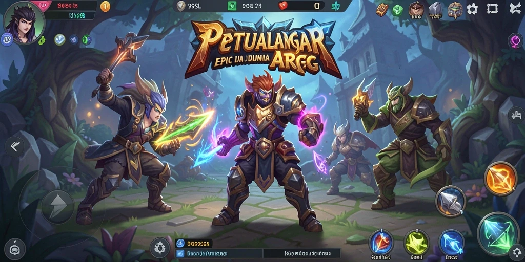 Tampilan gameplay epik 99SL dalam pertarungan seru.