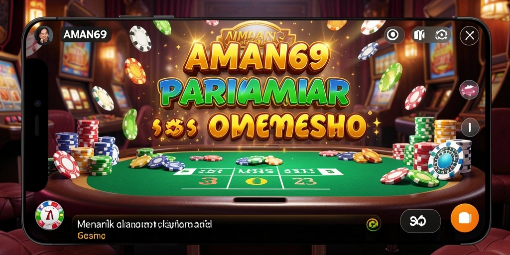Tampilan gameplay AMAN69 yang seru dan menghibur di dunia Kasino.