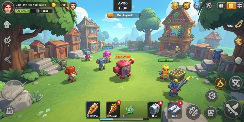 Tampilan gameplay yang menarik dan mudah dimengerti dalam API66.