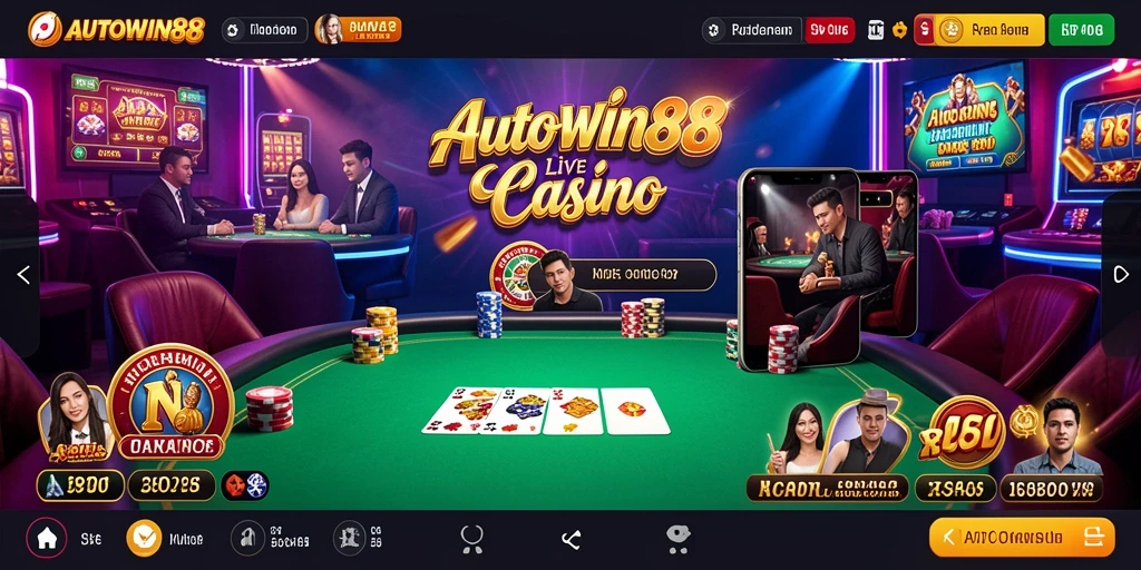 Tampilan gameplay Live Casino yang menarik dan interaktif.