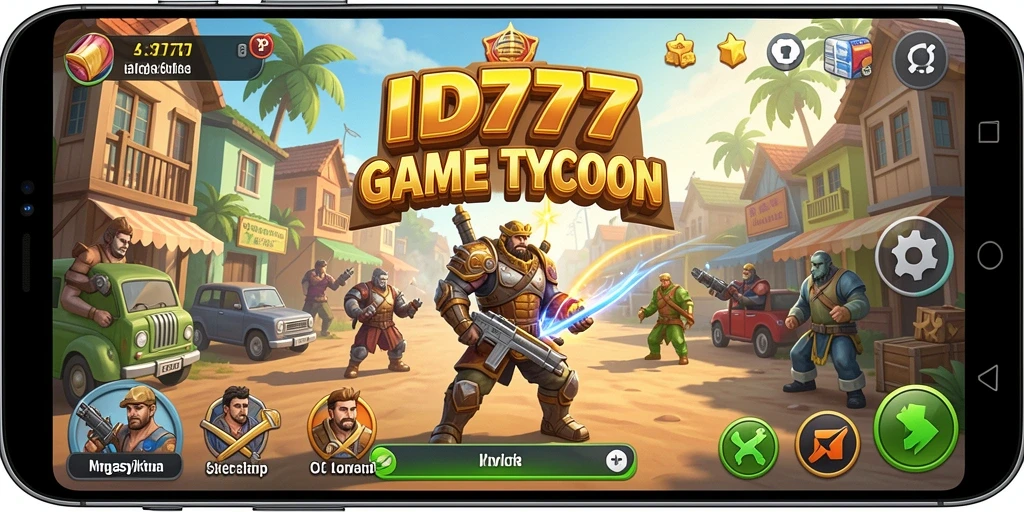 Screenshot menampilkan aksi seru dalam gameplay Tycoon ID777.