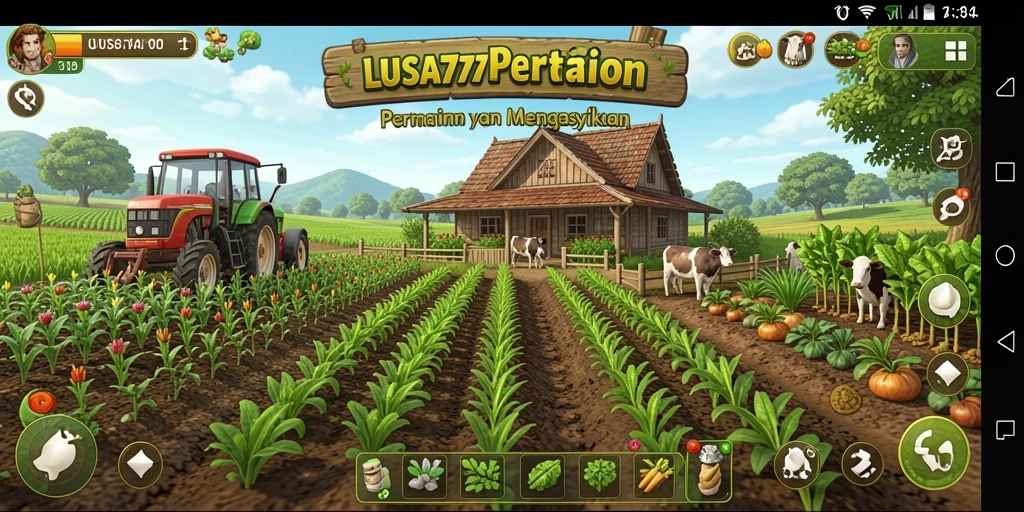 Tampilan menarik dari gameplay LUSA777 yang penuh warna.