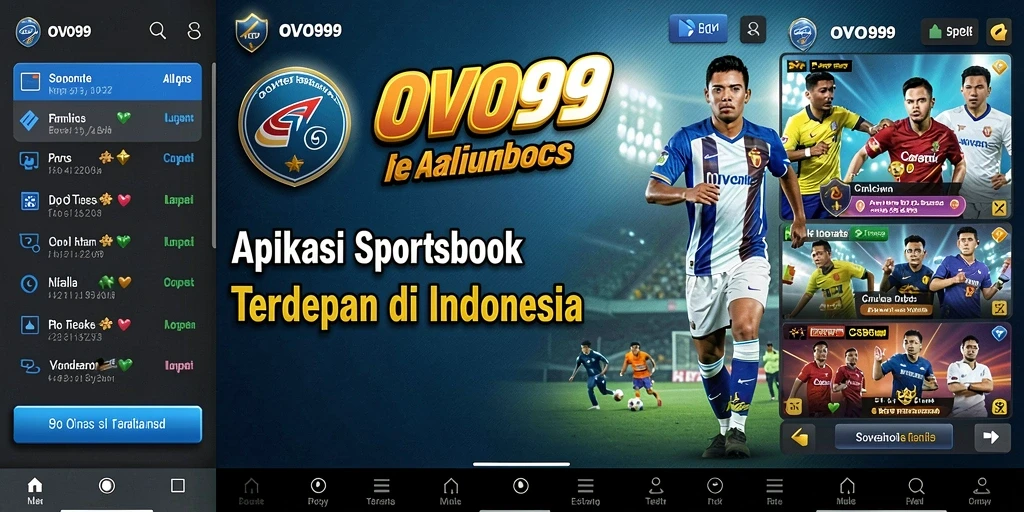 Tampilan gameplay menarik dari OVO99 yang menampilkan taruhan olahraga.