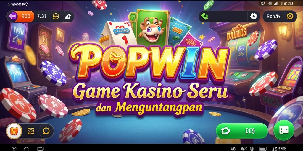 Tampilan gameplay <strong>POPWIN</strong> yang menakjubkan dan mendebarkan.