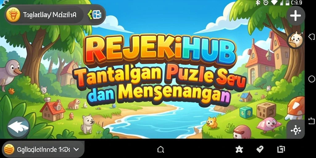 Gameplay seru REJEKIHUB dengan berbagai tantangan puzzle.