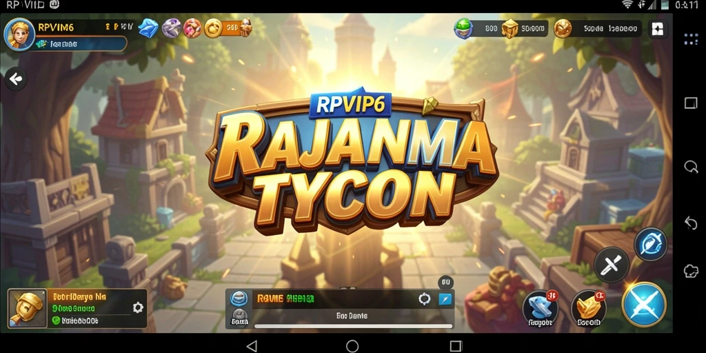 Tampilan gameplay RPVIP6 yang menarik dan interaktif di dunia Tycoon.