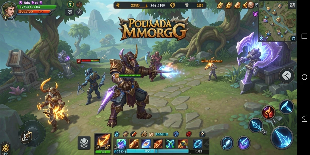 Tampilan gameplay S80 menunjukkan aksi seru dalam dunia MMORPG.