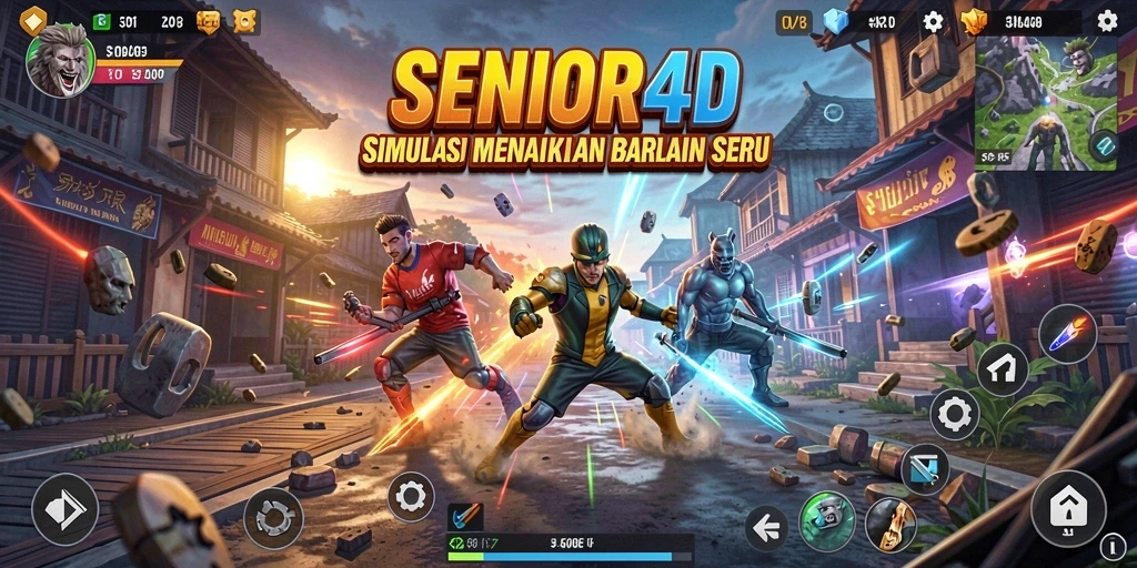 Tampilan menarik dari gameplay <strong>SENIOR4D</strong> yang penuh dengan tantangan.