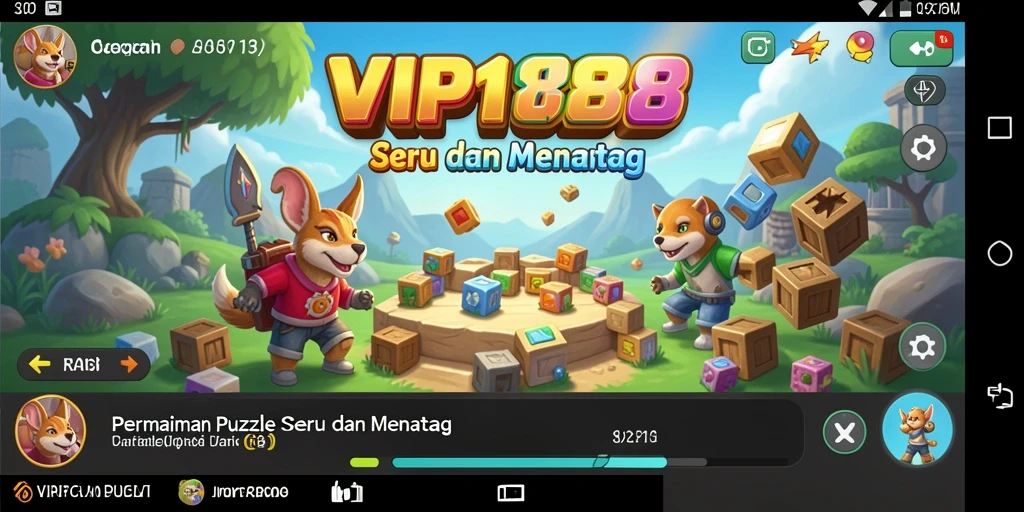 Tampilan gameplay VIP188 yang menantang dan interaktif.